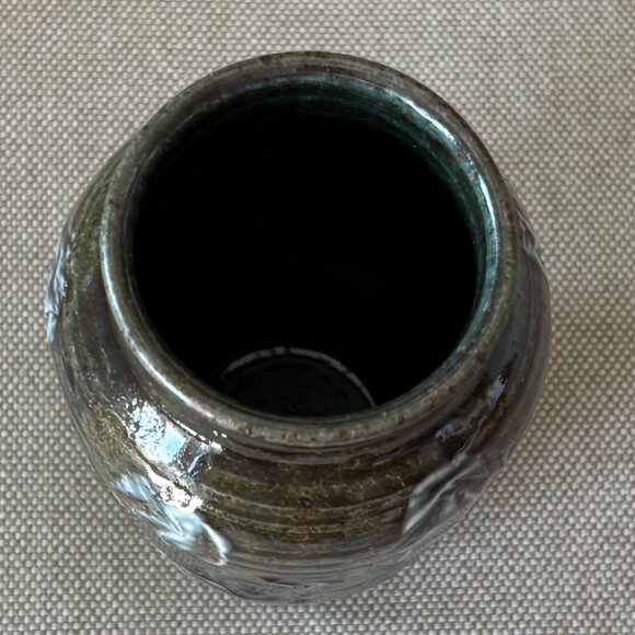 Studio Pottery Vase Pencil or Brush Holder Handcrafted - Picture 6 of 7